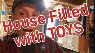 It's not hoarding if your stuff is cool. House and garage filled with vintage toys.