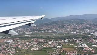 Take-off from SARAJEVO | Lufthansa | Airbus A319