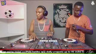 Pure love vibes with Selector Denoh alongside Dady Marley inside Jamdown Shafflas.