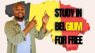 Study in Belgium for Free As International Students