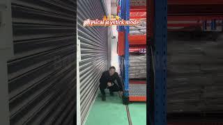 How to use mobile racking without power supply? #rack #warehouse #mobilerackingsystem