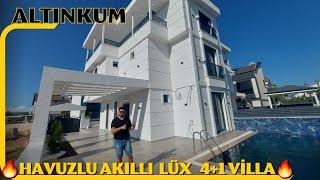  DİDİM ALTINKUM MEVKİİ SATILIK ️MÜSTAKİL HAVUZLU ️AKILLI SİSTEM 4+1 AYRI MUTFAK VİLLA