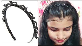 Korean Style Double Multi-Layer Twist & Clip HeadBand || Useful HairStyling Tool  || HairStyle