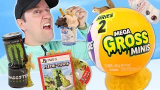 MEGA Gross Minis Series 2 Really Slimy Micro Products Collection Review!