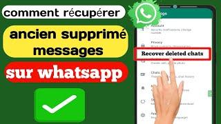 Comment récupérer les anciens messages supprimés de Whatsapp (2023) |( Facile & rapide )