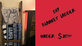 DIY Blanket Ladder