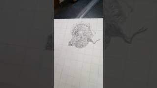 drawing of Hanuman ji #jaishreeram #viral #trending #foryou #artist #prasoon