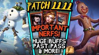 Patch 11.11 Brings Important Nerfs, HUGE Buffs, New Event & More! - SMITE 1