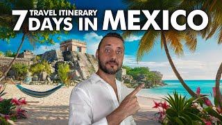 7 Days Mexico Itinerary: Cancun to Tulum Travel Guide Vlog!