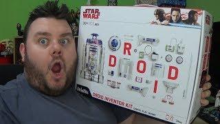 Star Wars Last Jedi Little Bits R2D2 Droid Inventor Kit Unboxing Toy Review