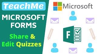 How to Share and Edit Quiz Templates on Microsoft Forms | A Beginner's Guide | Office 365