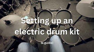 Setting up a small electric drum kit - Alesis Nitro Mesh Kit