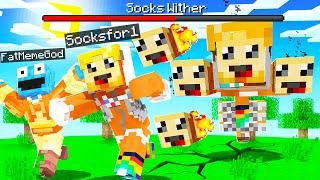 I Trolled SocksFor1 And FatMemeGod With Custom Mobs In Minecraft