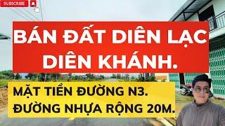 BÁN ĐẤT DIÊN LẠC DIÊN KHÁNH, MẶT TIỀN ĐƯỜNG N3. ĐƯỜNG NHỰA RỘNG 20M | TRẦN ANH THI BĐS.