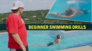 Swimming Drills For Beginner Vlog - Improve Your Swimming - How To Swim