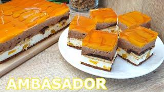 Kultowe ciasto AMBASADOR bez pieczenia  Quick amazing AMBASADOR cake without baking, delicacy