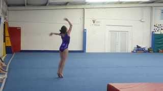 Athena gymnastics floor routine 2013 april