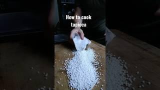 How to cook tapioca pearls #tapiocarecipes #tapiocapearls #tapiocapudding #tapioca