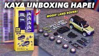 KAYA UNBOXING HAPE! MODIF DIECAST LAND ROVER DEFENDER JADI JAUH LEBIH GAGAH!