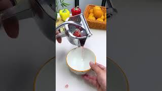 Stainless steel manual juicer #fyp #homefinds #amazon #gadgets
