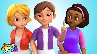 Cinco Pequenas Mamães Rimas Divertidas para bebês - Boom Buddies