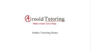 Online Tutoring Demo