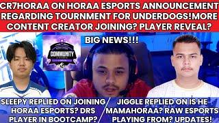 @cr7horaaYT EXPLAINED HORAA ESPORTS TOURNAMENT! PLAYER REVEAL? SLEEPY & JIGGLE JOINING HORAA ESPORTS