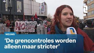Protestmars tegen grenscontroles in Vaals | L1 Nieuws