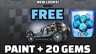 NEW BEAST PAINT + FREE 20 GEMS (Glitch)