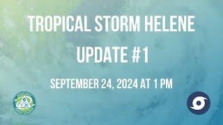 Tropical Storm Helene - Update #1