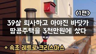 바닷가 땅콩주택 귀촌 ️ | 연말 | 라면 무제한 가성비 조개구이 | 뉴욕제과 백년가게 | 세렝게티 커피 | 하와이 조개 [강원도 고성 30대 귀촌부부]