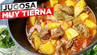 CARNE con PATATAS  El GUISO DE ABUELA que TRAE LOS MEJORES RECUERDOS  TERNERA EN SALSA ABUNDANTE.