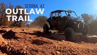 Riding a UTV thru Arizona Red Rocks on Outlaw Trail