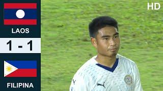 Laos 1-1 Filipina - All Goals & Highlights - AMEC 2024 (AFF Cup 2024)