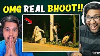 OMG real bhoot Ajay Verse Amit bhai #comedy#video#viral #memes review#tending video#funny sence