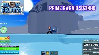 PEGUEI LEVEL 1100 E FIZ MINHA PRIMEIRA RAID SOLO-BLOX FRUITS