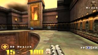 Quake 3 Nightmare Shotgun only Q3DM7 (Temple of Retribution) 60fps