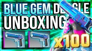 100x DEAGLE HEAT TREATED UNBOXING (SO MANY BLUE GEMS)