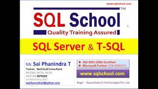 SQL Server Training Video