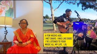 Aerials - System of A Down (Acoustic Cover) Featuring My Mom's Indian Classical Music ️ 