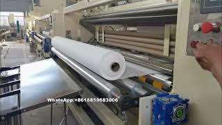 Embossed Laminated Kitchen Towel Paper Rolls Heat Shrink Packing machine production full line