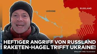 PUTINS KRIEG: Heftiger Raketen-Hagel auf Ukraine! Luftalarm! Russland feuert auf mehrere Ziele