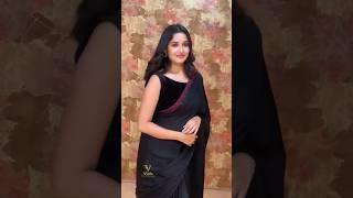 Anikha cute in black saree  #anikhasurendran #photography #shorts #short #viral #trending #reels