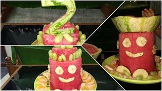 fresh watermelon fruit  doll cake