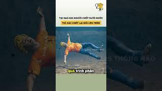 Tại sao khi người chết dưới nước thì xác chết lại nổi lên trên #shorts #facts