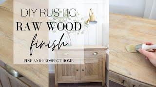 How to Create a Raw Wood Finish on Vintage Furniture