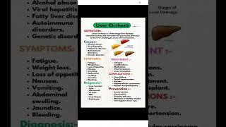 liver cirrhosis#facts #health #amazingfacts #medicalreport #medical #liver #disease