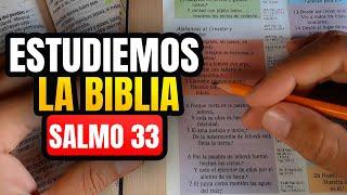 Cómo ESTUDIAR la BIBLIA correctamente Salmo 33