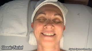 Satisfying video of Classic Facial by Sandy at Stylush Eyebrow Threading #esthetician #skincare
