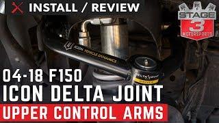 2004-2018 F150 ICON Delta Joint Tubular Upper Control Arm Kit Install and Review